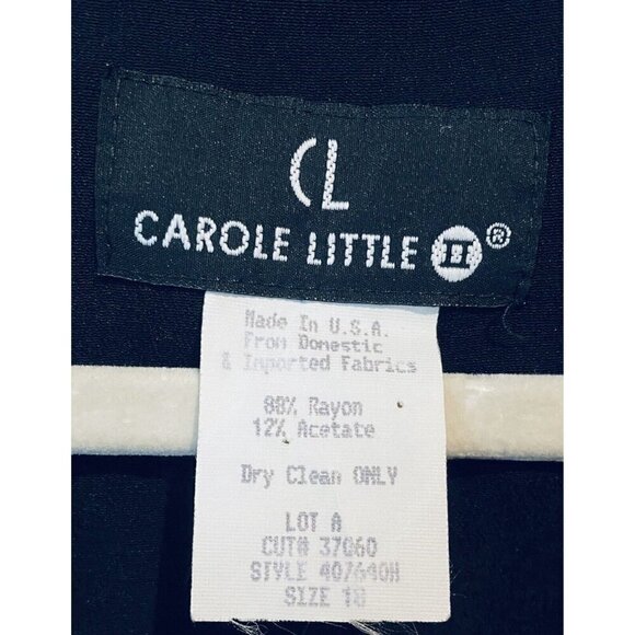 Carole Little Blazer Womens 18 Boho Artsy Floral Longline Lightweight Button Up - Picture 5 of 5